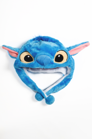 Stitch Blauw Muts Flappen Laplander Oortjes Alien Monster Pluche 1