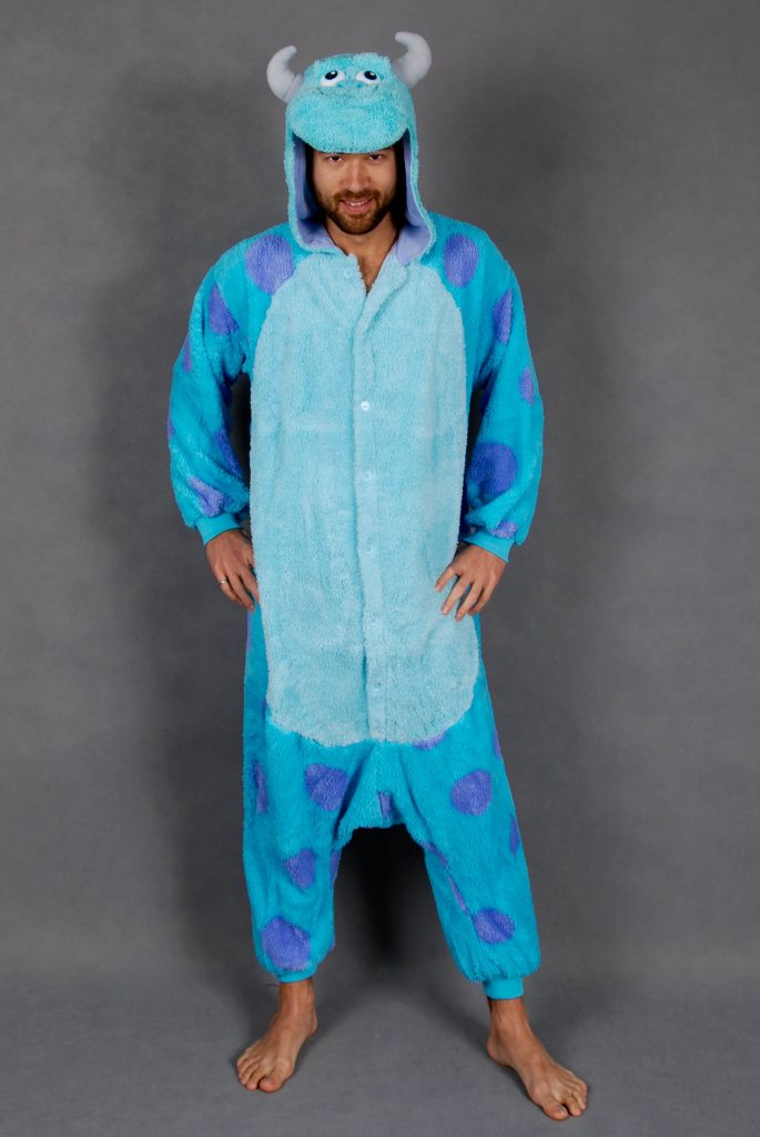 Disney Monsters Inc Adult Sulley Kigurumi Costume Union Suit Pajama (S ...