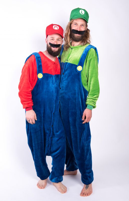 Super Mario en Luigi onesie