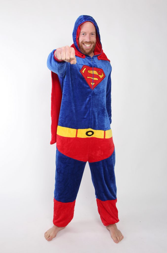 Harden nemen Sobriquette Superman onesie kostuum pak kopen? €34,95 - FeestinjeBeest.nl