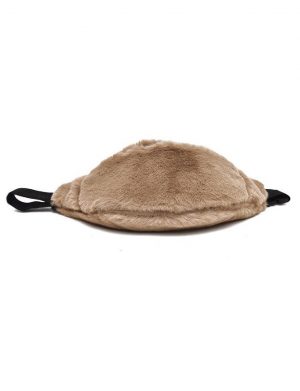 Teddy heuptasje fanny pack beige