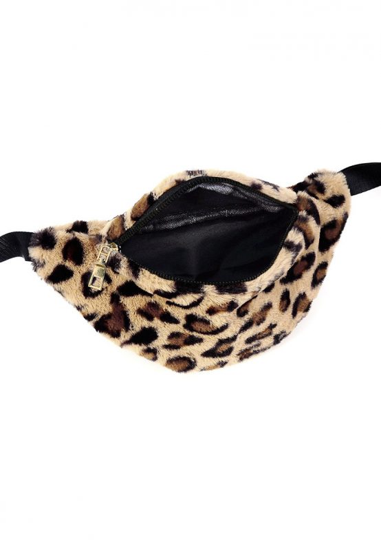Teddy heuptasje fanny pack panterprint