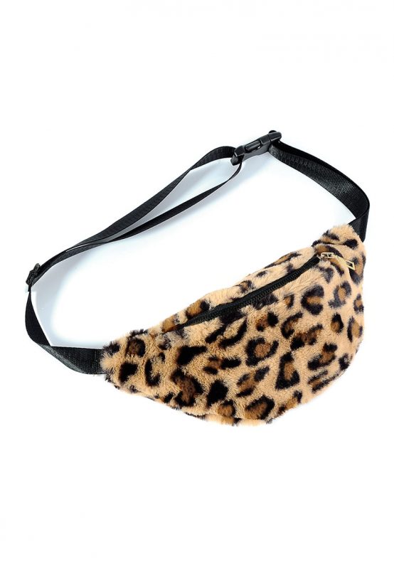 Teddy heuptasje fanny pack panterprint