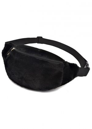 Teddy heuptasje fanny pack zwart