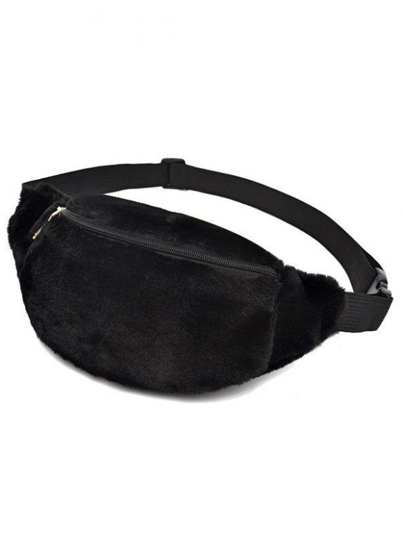 Teddy heuptasje fanny pack zwart