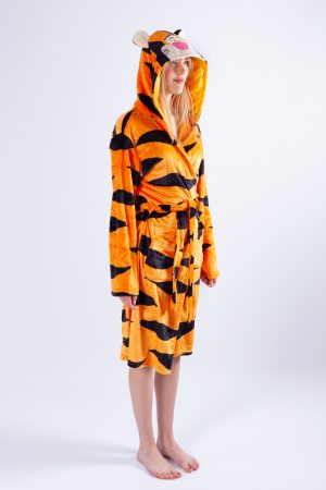 Teigetje badjas tijger oranje tijgerprint