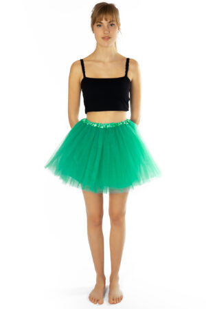 Turquoise Tutu Tule Rokje Dunne Petticoat Tule Rok Kinderen Volwassenen 1