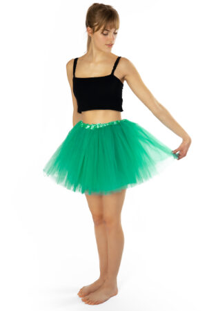 Turquoise Tutu Tule Rokje Dunne Petticoat Tule Rok Kinderen Volwassenen 3