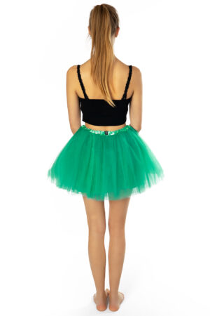 Turquoise Tutu Tule Rokje Dunne Petticoat Tule Rok Kinderen Volwassenen 5