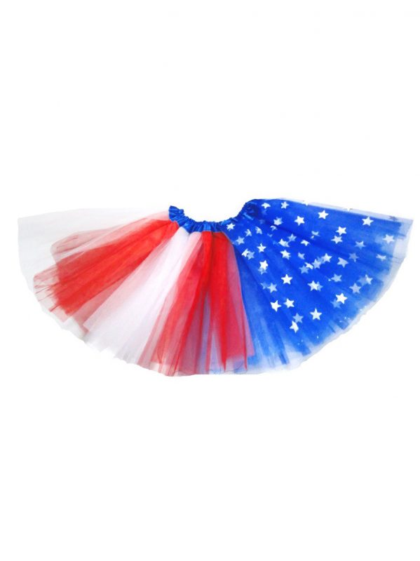Tutu amerikaanse vlag sterretjes rood blauw