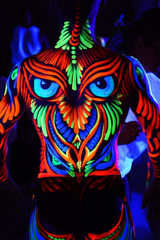 UV neon schmink fluor