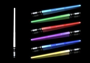 Lightsaber Star Wars Licht Space Zwaard Uitschuifbaar LED Kunststof