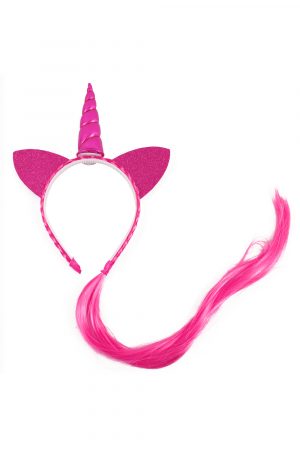 Eenhoorn haarband roze haar unicorn diadeem