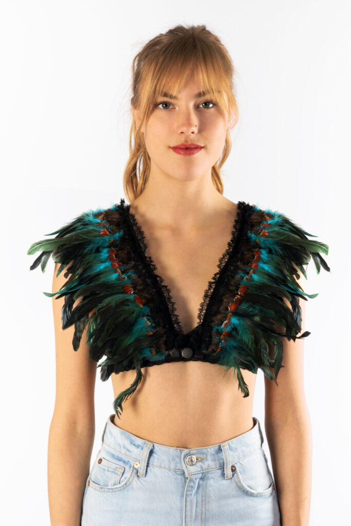 Irena Dirndl Turquoise-Bruin Kopen