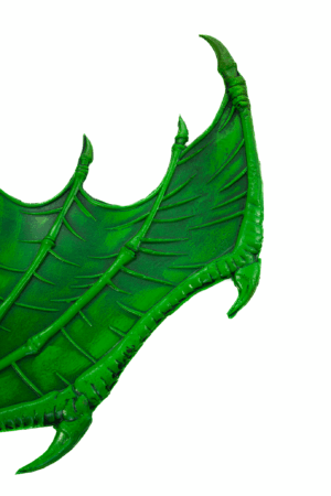 Verkleed Set Groene Draak Masker Vleugels Staart Sprookje 7