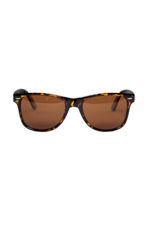 Wayfarer Zonnebril Bruin Tortoise Rechthoekig Klassiek Retro Vintage 1