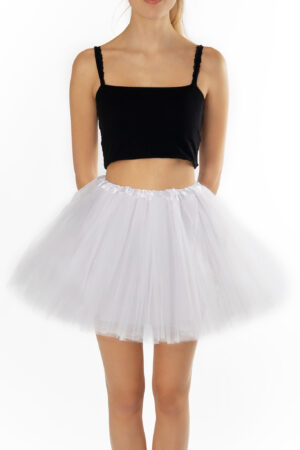 Witte Tutu Tule Rokje Dunne Petticoat Tule Rok Kinderen Volwassenen