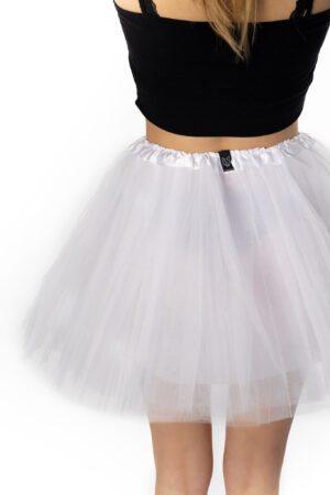 Witte Tutu Tule Rokje Dunne Petticoat Tule Rok Kinderen Volwassenen 6