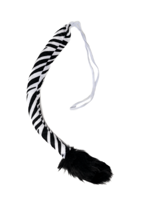 Zebra haarband oren staart diadeem pakje 4