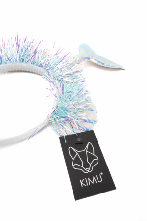 Zeemeermin Haarband Irridescent Blauw Diadeem Schelpen 1