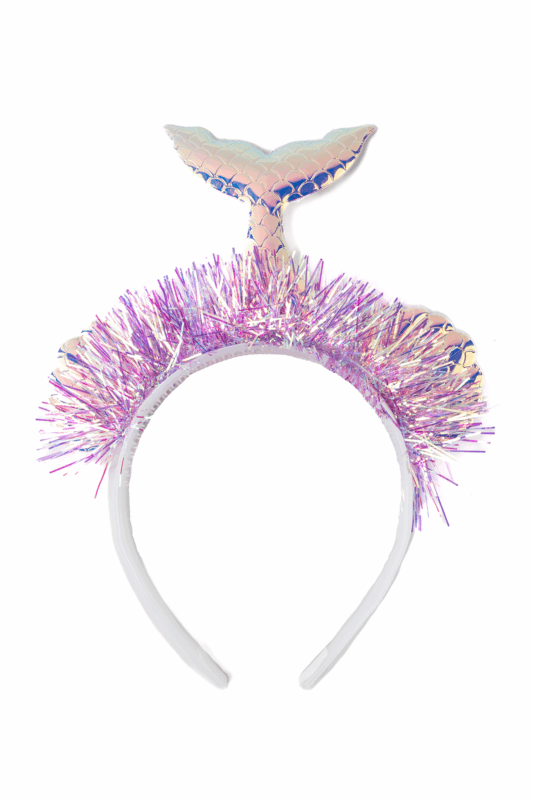 Zeemeermin Haarband Irridescent Roze Diadeem Schelpen