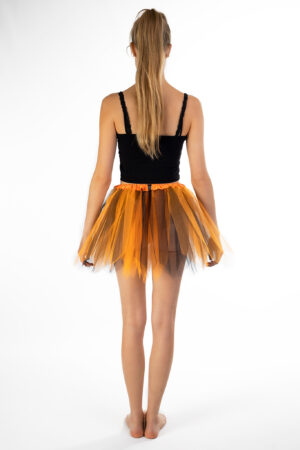 Zwart Oranje Tutu Rokje Heks Petticoat Halloween Tule Rok Kinderen Volwassenen 5