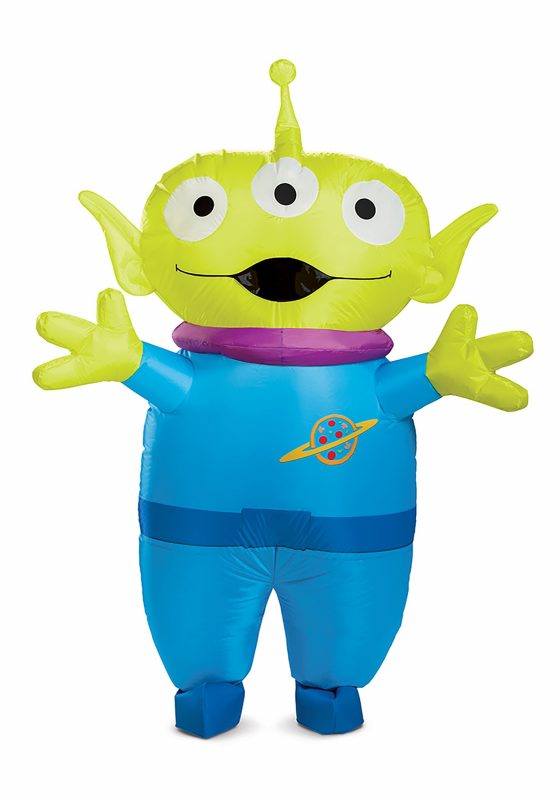 Opblaasbaar Alien kostuum