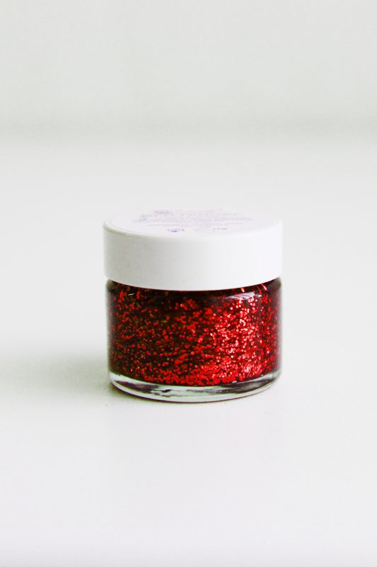 Glitters rood