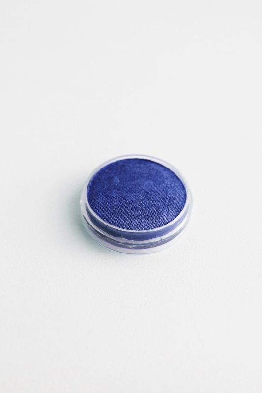 Schmink Metallic Donkerblauw